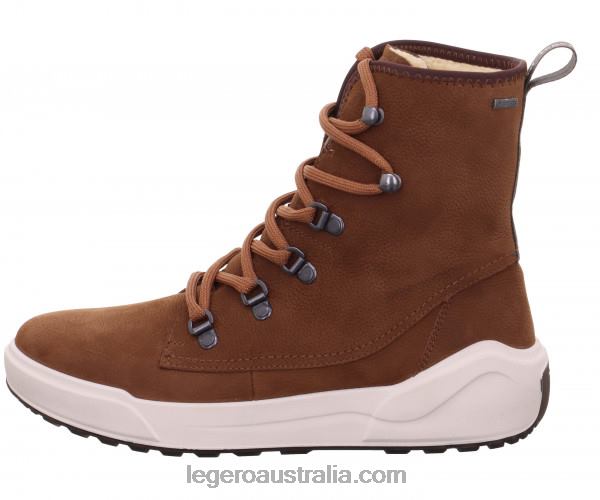 Women COSY Lace-up Boots Snuff NF6DX263 Legero