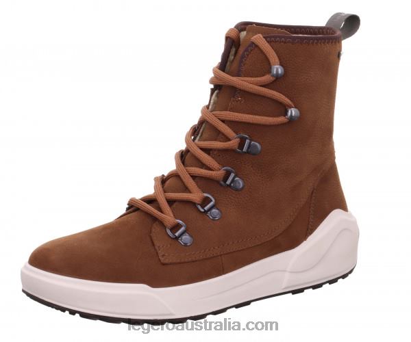 Women COSY Lace-up Boots Snuff NF6DX263 Legero
