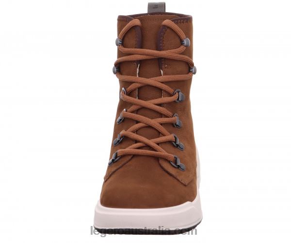 Women COSY Lace-up Boots Snuff NF6DX263 Legero